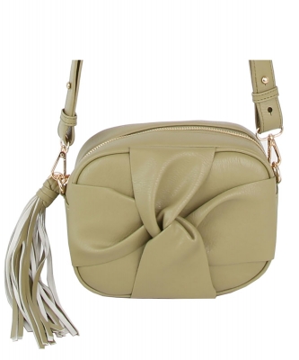 Bow Boxy Crossbody Bag LD151-1 SAGE